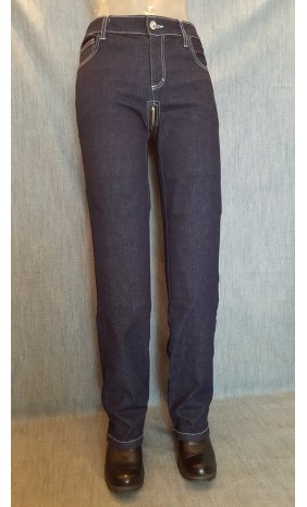 Mid-Rise Back Zippered Jeans (Patterns © 2015)